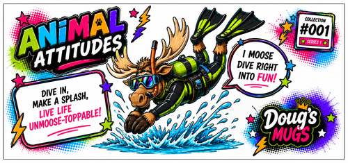 Animal Attitudes #1 The Fearless Moose