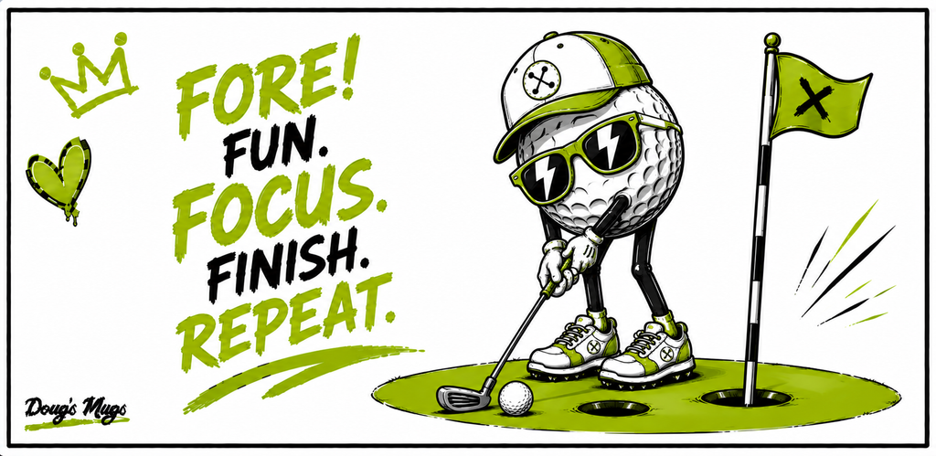 Fore Fun Focus Finish Repeat