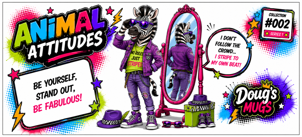 Animal Attitudes #2 The Fearless Zebra