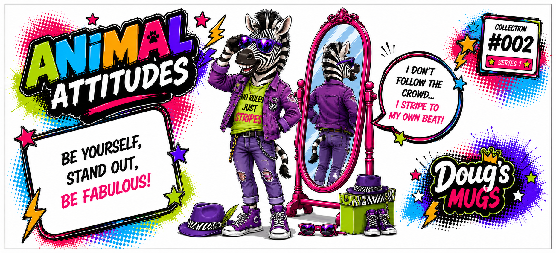 Animal Attitudes #2 The Fearless Zebra
