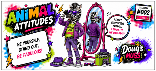 Animal Attitudes #2 The Fearless Zebra