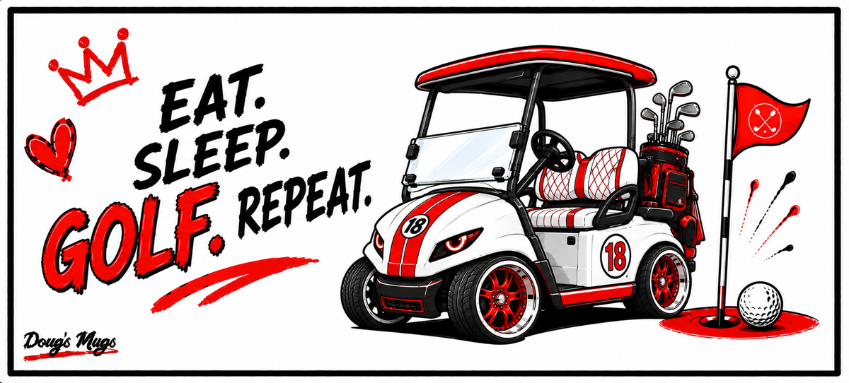 Eat Sleep Golf Repeat