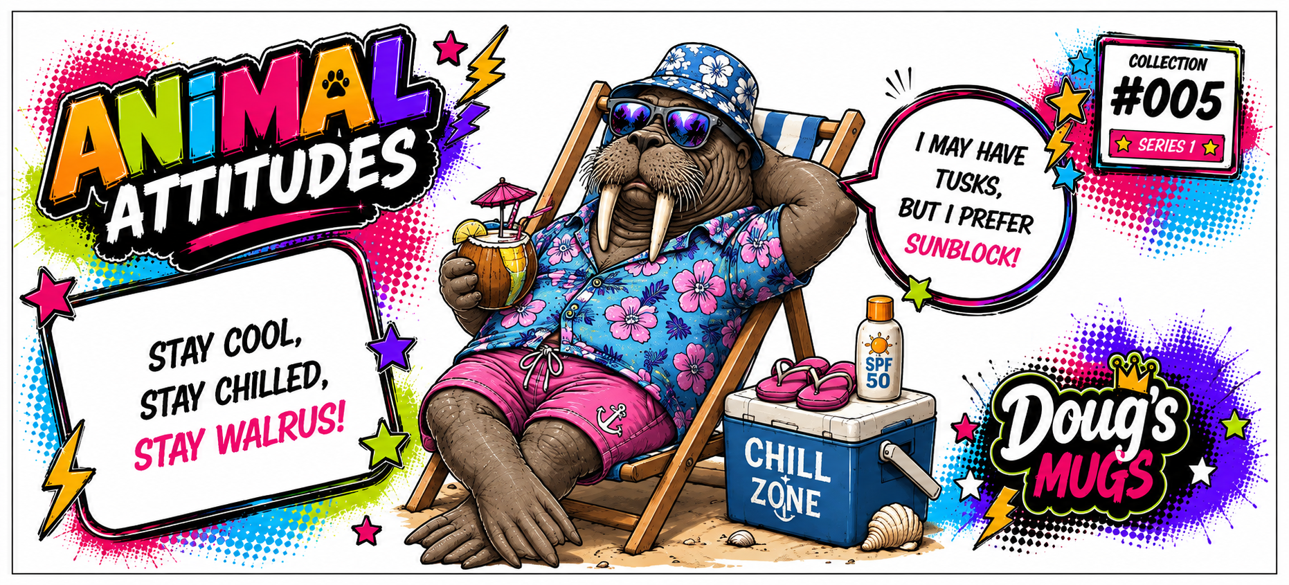 Animal Attitudes #5 The Chilled Walrus