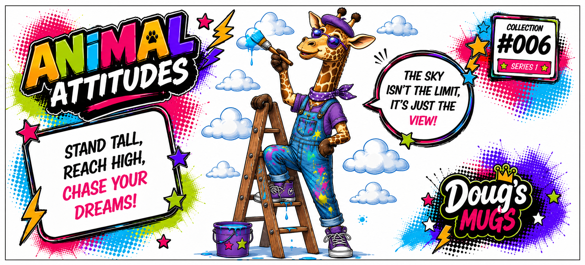 Animal Attitudes #6 The Dream-Chasing Giraffe