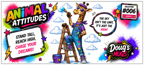 Animal Attitudes #6 The Dream-Chasing Giraffe
