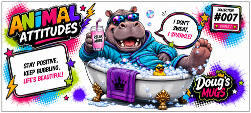 Animal Attitudes #7 The Bubble-Loving Hippo
