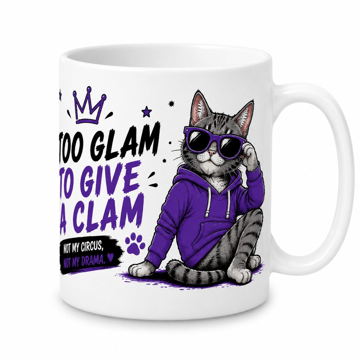 Too Glam to Give a Clam