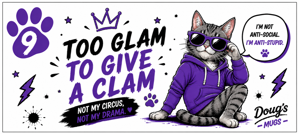 Too Glam to Give a Clam