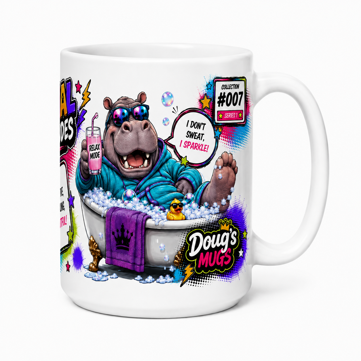 Animal Attitudes #7 The Bubble-Loving Hippo