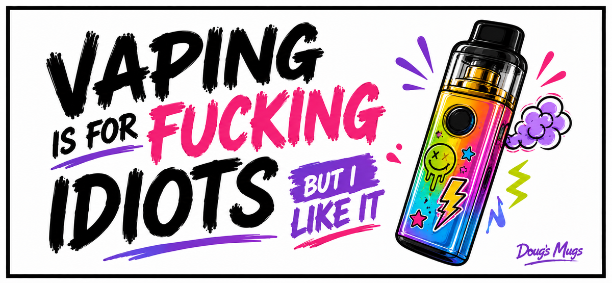 Vaping Is For Idiots but ..