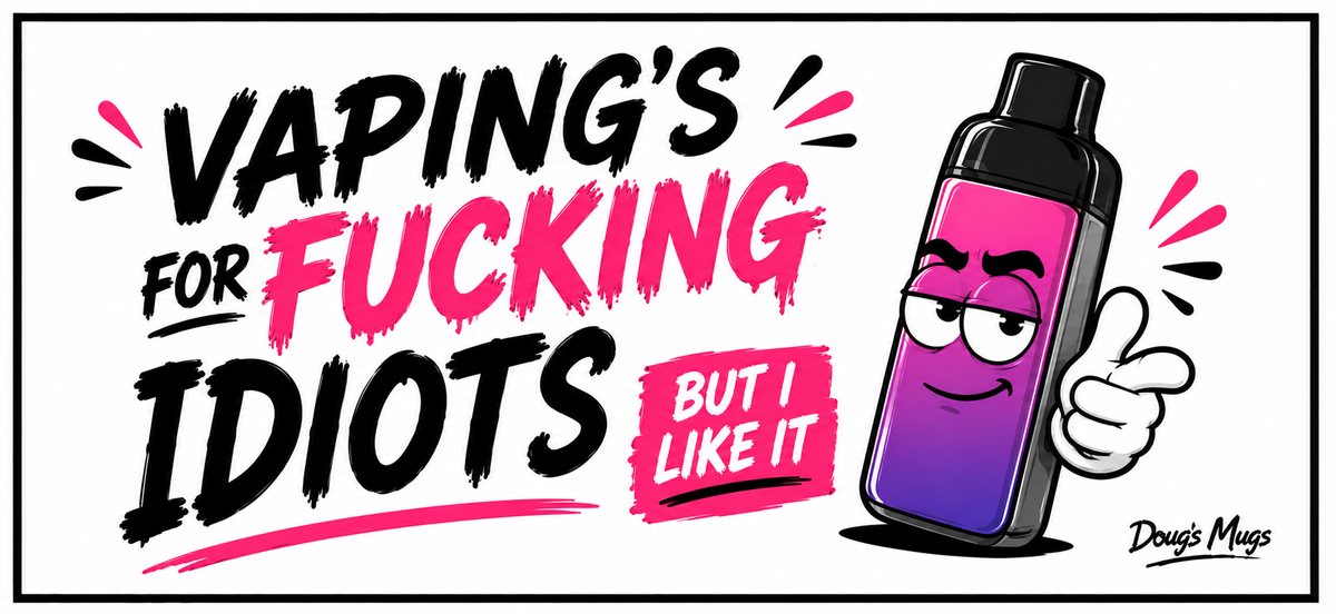 Vaping Is For Idiots but ..